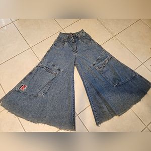 Vintage Old school kikwear Phatties! Super huge floor sweepers. SZ 30, 62" bells
